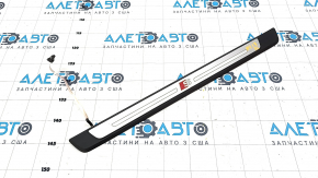 Door sill trim outer front left Audi A4 B9 17- S-Line with illumination, scratches