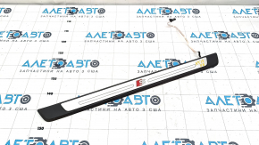 Door sill trim outer front right Audi A4 B9 17- S-Line with illumination, scratches