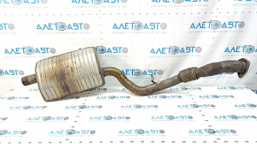 Intake pipe Audi A4 B9 17- 2.0T type 2, mesh torn, rusty