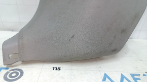 Front pillar trim lower left Toyota Camry v50 12-14 usa gray, worn, needs cleaning