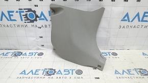 Front pillar trim lower right Toyota Camry v50 12-14 usa light gray, scuffs, scratches