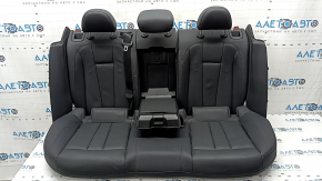 Rear row of seats 2nd row Audi A4 B9 17-19 leather black, heated, for cleaning, dents, scratches