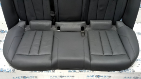 Rear row of seats 2nd row Audi A4 B9 17-19 leather black, heated, for cleaning, dents, scratches