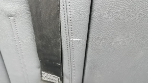 Rear row of seats 2nd row Audi A4 B9 17-19 leather black, heated, for cleaning, dents, scratches