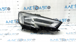 Front right headlight complete Audi A4 B9 17-19 Full LED, sand, cobweb