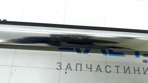 Molding door-glass central front right Audi A4 B9 17-chrome, bent, scratches