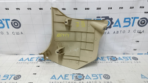 Front pillar trim lower right Toyota Camry v55 15-17 usa beige, scuffed