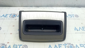 Center console trim rear Nissan Murano z52 15- upper, black, with backlight, scratches