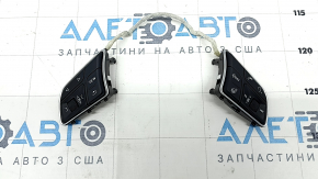 Steering wheel control buttons in assembly Audi A4 B9 17- for steering wheel heating, worn