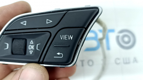 Steering wheel control buttons in assembly Audi A4 B9 17- for steering wheel heating, worn