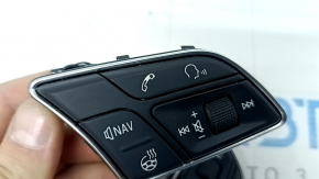 Steering wheel control buttons in assembly Audi A4 B9 17- for steering wheel heating, worn