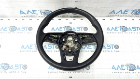 Bare steering wheel Audi A4 B9 17 - leather, black, heated