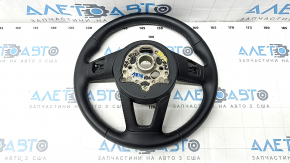 Bare steering wheel Audi A4 B9 17 - leather, black, heated