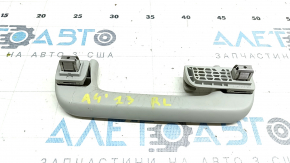 Ceiling handle rear left Audi A4 B8 08-16 sedan, light gray