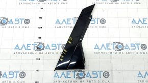 Door trim side rear right Audi A4 B9 17- rear, black gloss, scratches