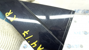 Door trim side rear right Audi A4 B9 17- rear, black gloss, scratches