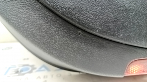 Door trim card rear left VW CC 08-17 black with beige insert leather, armrest leather beige, molding gray, scratches, dents, scuffs