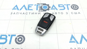 Key smart Audi A4 B9 17- type 1, 4 buttons, worn, scratches, bumps