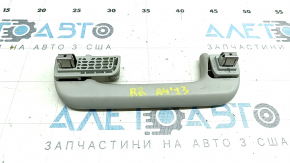 Ceiling handle rear right Audi A4 B8 08-16 sedan, light gray, without plug