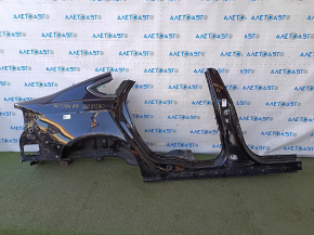 Quarter wing rear right Ford Fusion mk5 13-20 on the body, black, pokes