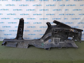 Quarter wing rear right Ford Fusion mk5 13-20 on the body, black, pokes