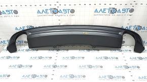 Rear bumper lip Audi A4 B9 17-18 s-line matte, scratches