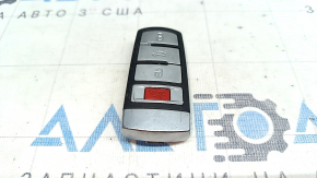 Key VW CC 08-17 4 buttons, bumps on chrome, scratches, scuffs