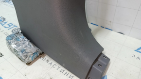 Front pillar trim lower right Toyota Sienna 11-14 gray, scratches, plastic turned white