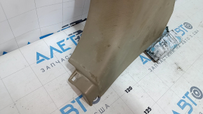 Front pillar trim lower left Toyota Highlander 08-13 beige, worn, scratches, fasteners turned white, for dry cleaning