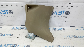 Front pillar trim lower right Toyota Highlander 08-13 beige, scratches, rubbed, for dry cleaning