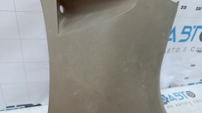 Front pillar trim lower right Toyota Highlander 08-13 beige, scratches, rubbed, for dry cleaning