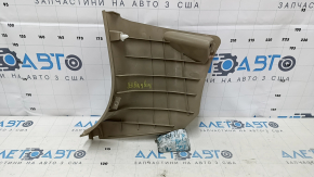 Front pillar trim lower right Toyota Highlander 08-13 beige, scratches, rubbed, for dry cleaning