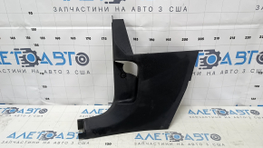 Front pillar trim lower left VW Beetle 12-19 black, scratches, plastic turned white, worn