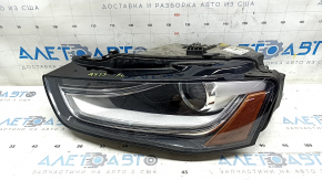 Headlight front left complete Audi A4 B8 13-16 rest xenon led, sand