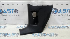 Front pillar trim lower left VW CC 08-17 black, scratches