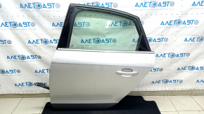 Door assembly rear left Audi A4 B8 08-16 sedan, keyless, silver LX7W