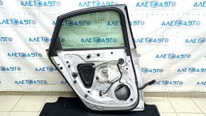 Door assembly rear left Audi A4 B8 08-16 sedan, keyless, silver LX7W