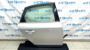 Door assembly rear right Audi A4 B8 08-16 sedan, keyless, silver LX7W, bumpers