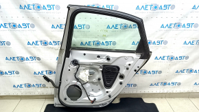 Door assembly rear right Audi A4 B8 08-16 sedan, keyless, silver LX7W, bumpers
