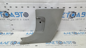 Front pillar trim lower left VW Passat b7 12-15 USA gray, scratches, worn