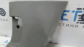 Front pillar trim lower left VW Passat b7 12-15 USA gray, scratches, worn