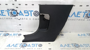 Front pillar trim lower left VW Passat b8 16-19 USA black, scratches, worn