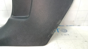 Front pillar trim lower left VW Passat b8 16-19 USA black, scratches, worn