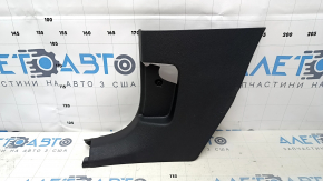 Front pillar trim middle left VW Passat b8 16-19 USA black, scratches, worn