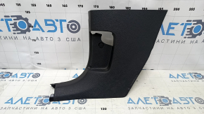 Front pillar trim lower left VW Passat b8 16-19 USA black, worn, scratches