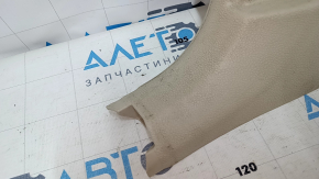 Front pillar trim lower left VW Passat b8 16-19 USA beige, scratch, worn, needs cleaning
