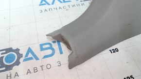 Front pillar trim lower left VW Passat b8 16-19 USA gray, scratches, worn