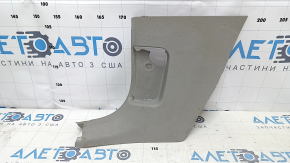 Front pillar trim lower left VW Passat b8 16-19 USA gray, scratches, plastic turned white