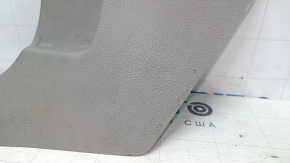 Front pillar trim lower left VW Passat b8 16-19 USA gray, scratches, plastic turned white