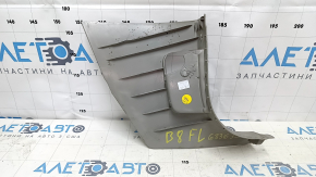 Front pillar trim lower left VW Passat b8 16-19 USA gray, scratches, plastic turned white
